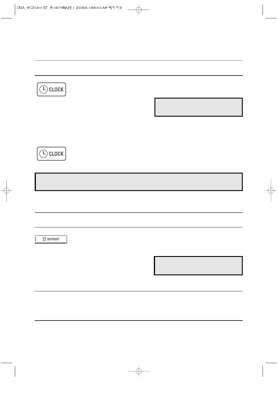 Controls, Setting the clock, Time defrosting | Magic Chef MCD1811ST User Manual | Page 10 / 31