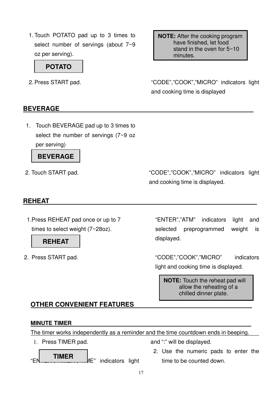 Magic Chef MCC1010STG User Manual | Page 18 / 21