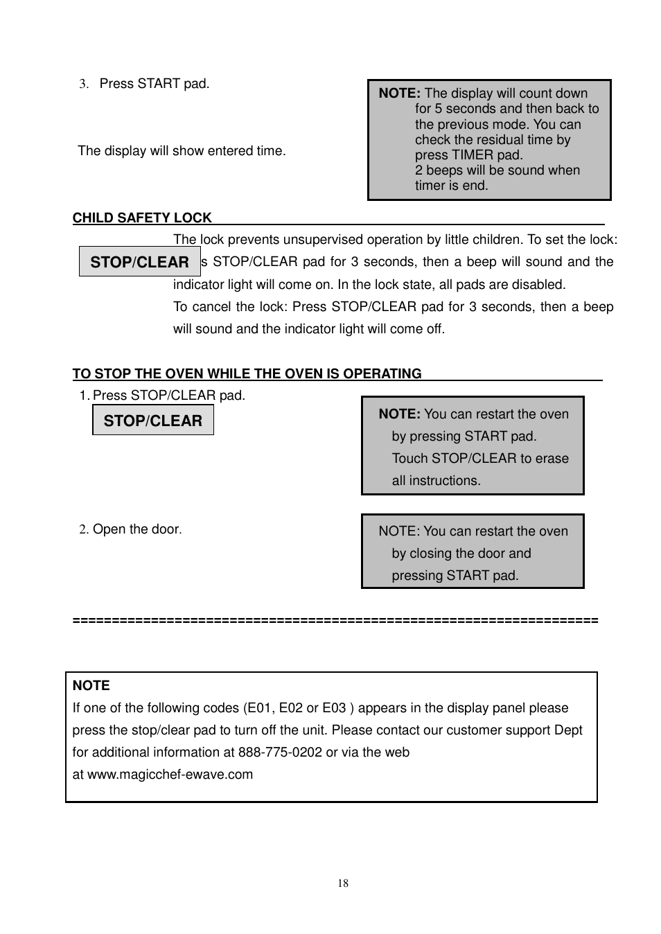 Magic Chef MCC1010STG User Manual | Page 19 / 21