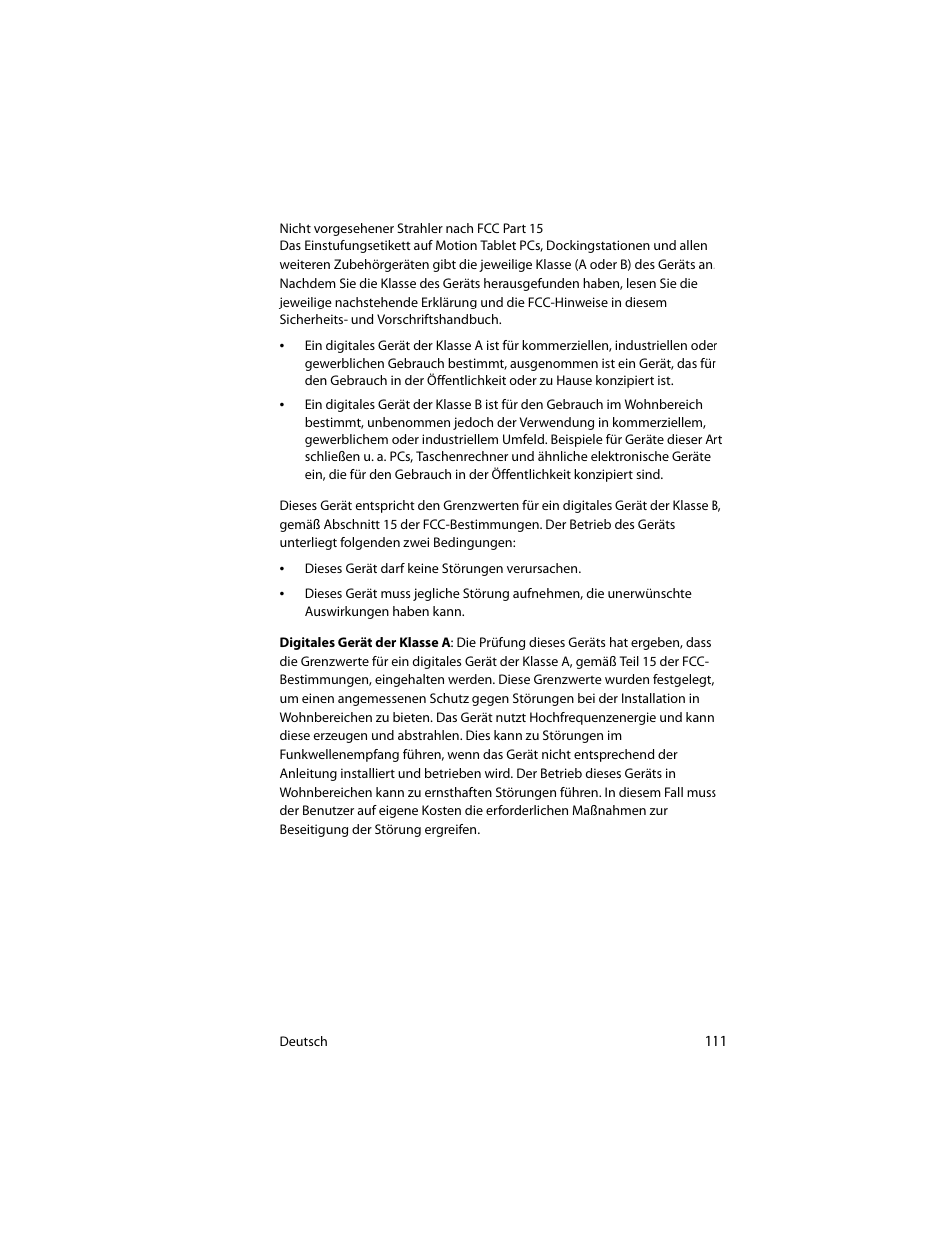 Motion Computing J3400 MDC001 User Manual | Page 111 / 183