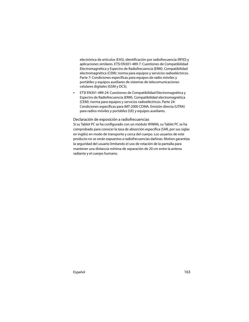 Motion Computing J3400 MDC001 User Manual | Page 163 / 183