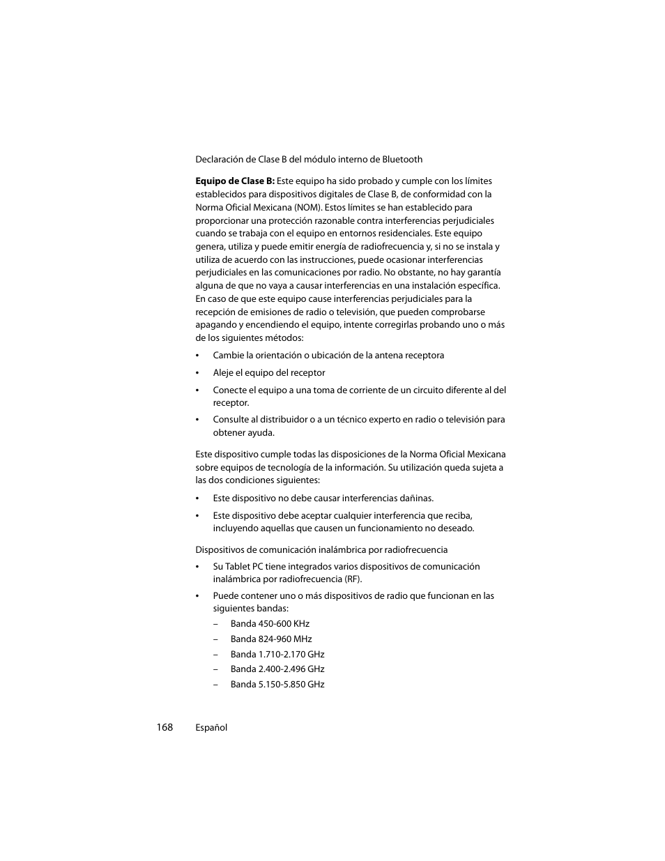 Motion Computing J3400 MDC001 User Manual | Page 168 / 183