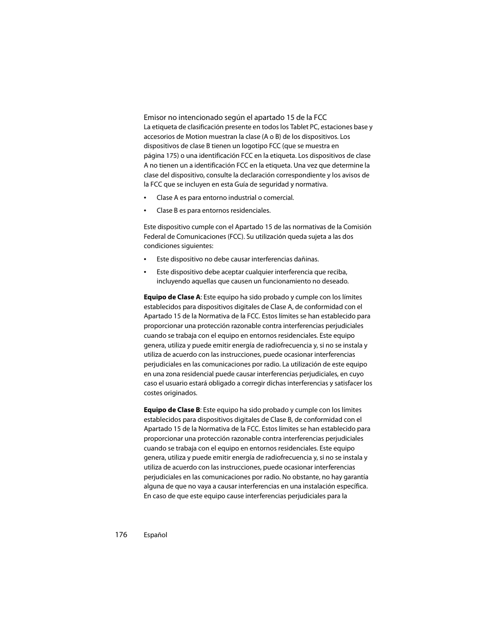 Motion Computing J3400 MDC001 User Manual | Page 176 / 183