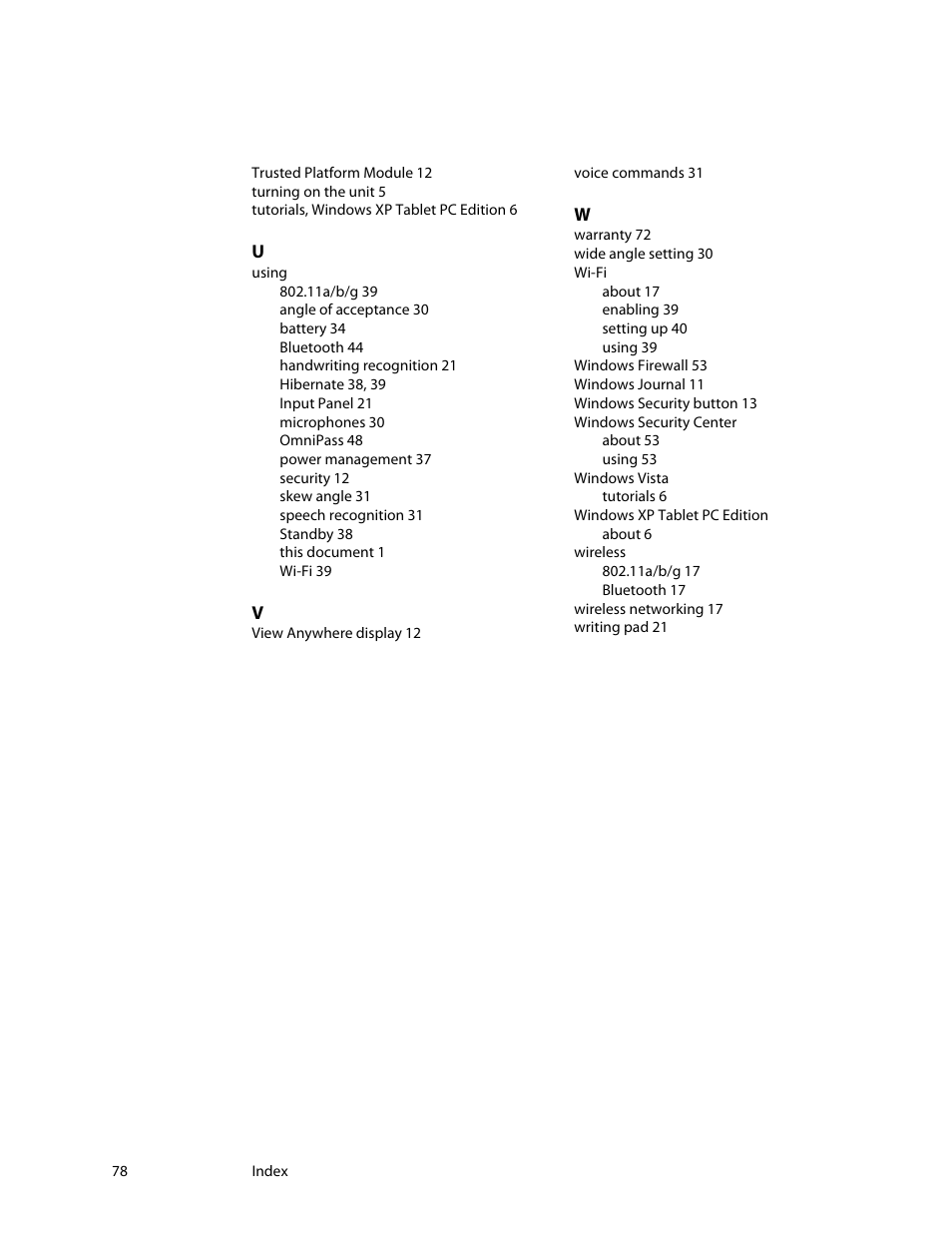 Motion Computing MOTION C5 User Manual | Page 86 / 86