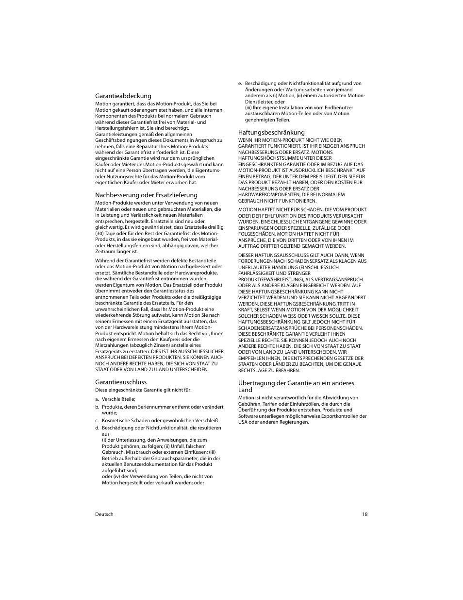 Motion Computing FWS-DS1 User Manual | Page 20 / 33