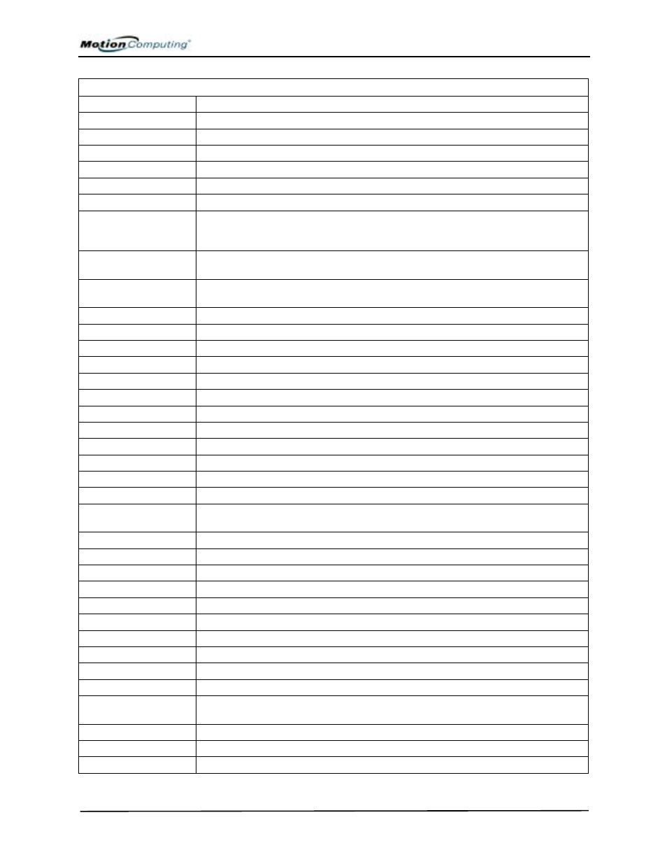 Motion Computing M1400 User Manual | Page 18 / 105