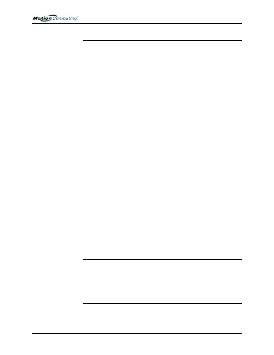 Motion Computing M1400 User Manual | Page 30 / 105