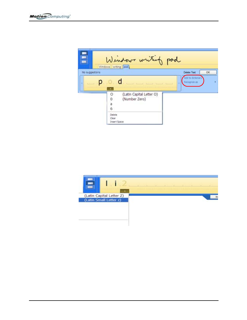 Motion Computing M1400 User Manual | Page 32 / 105