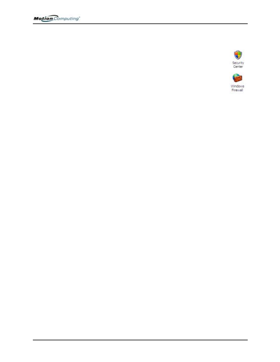 Motion Computing M1400 User Manual | Page 34 / 105