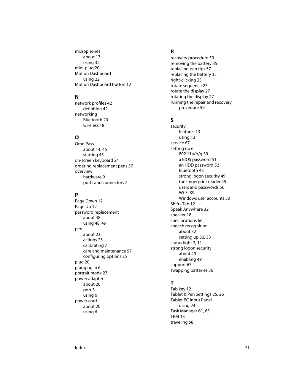 Motion Computing F5 User Manual | Page 77 / 78