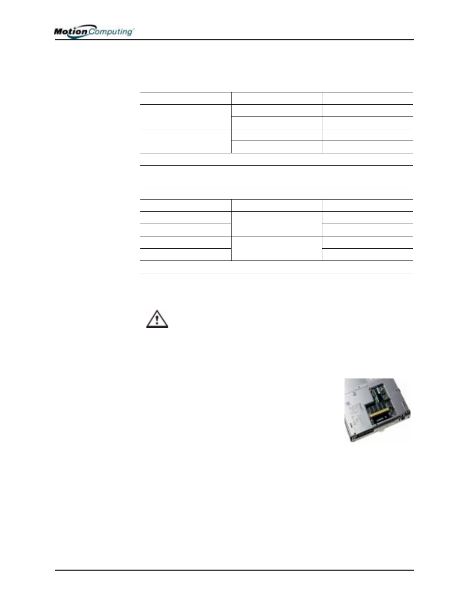 Motion Computing M1200 User Manual | Page 48 / 84