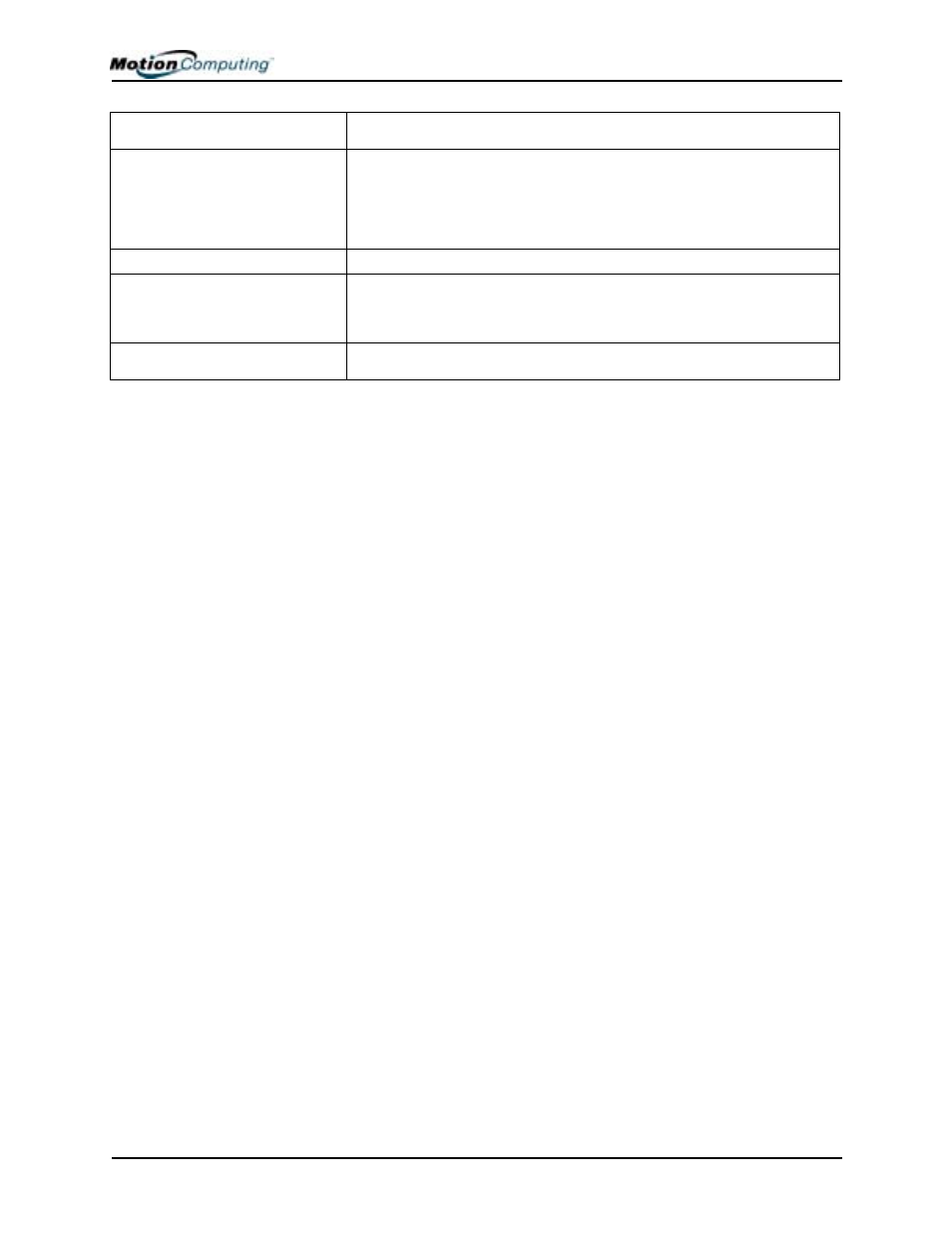 Motion Computing M1200 User Manual | Page 80 / 84