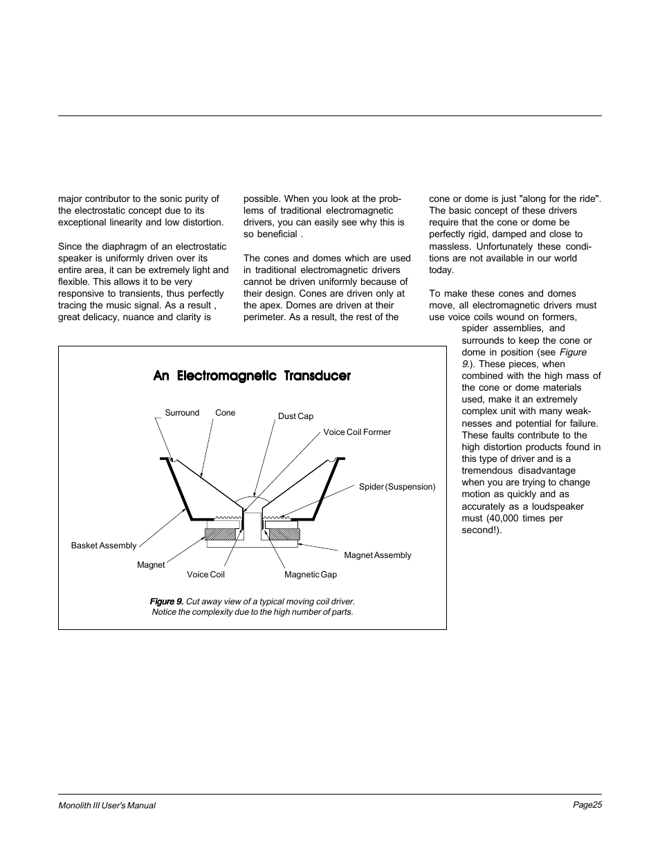 An electromagnetic transducer | MartinLogan Monolith III User Manual | Page 25 / 32