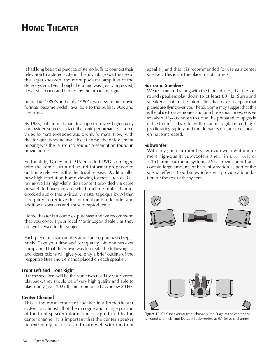 Heater | MartinLogan CLX User Manual | Page 14 / 28