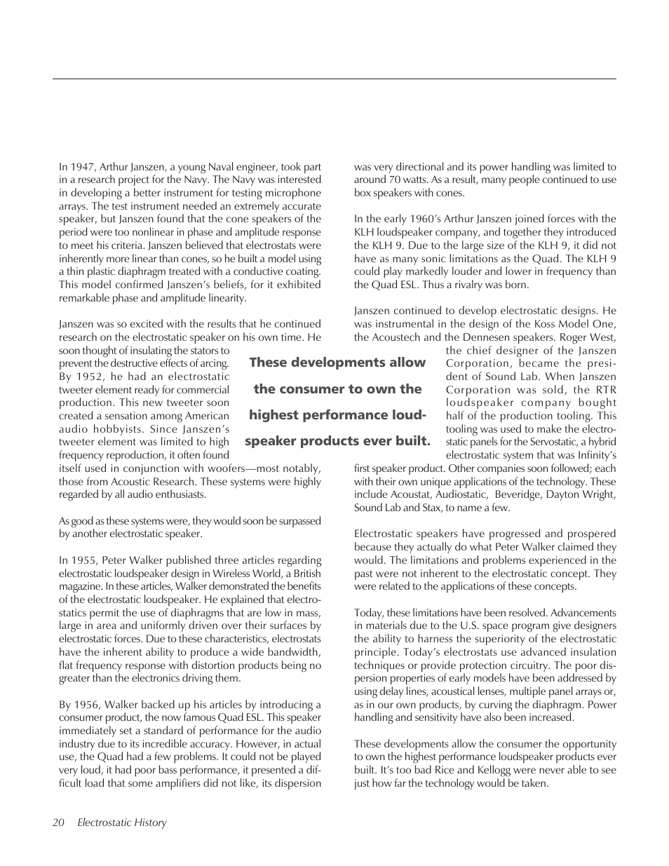 MartinLogan CLX User Manual | Page 20 / 28