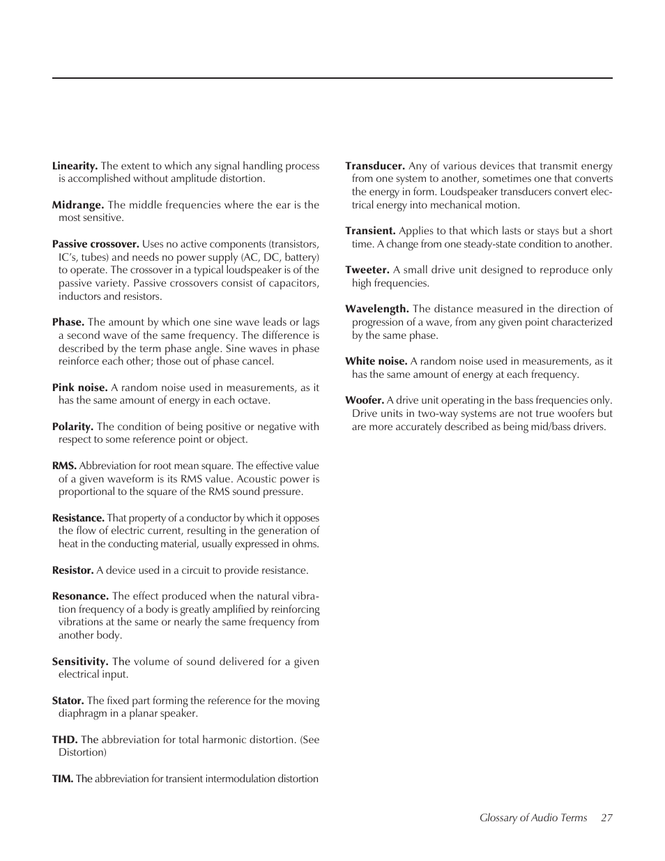 MartinLogan CLX User Manual | Page 27 / 28