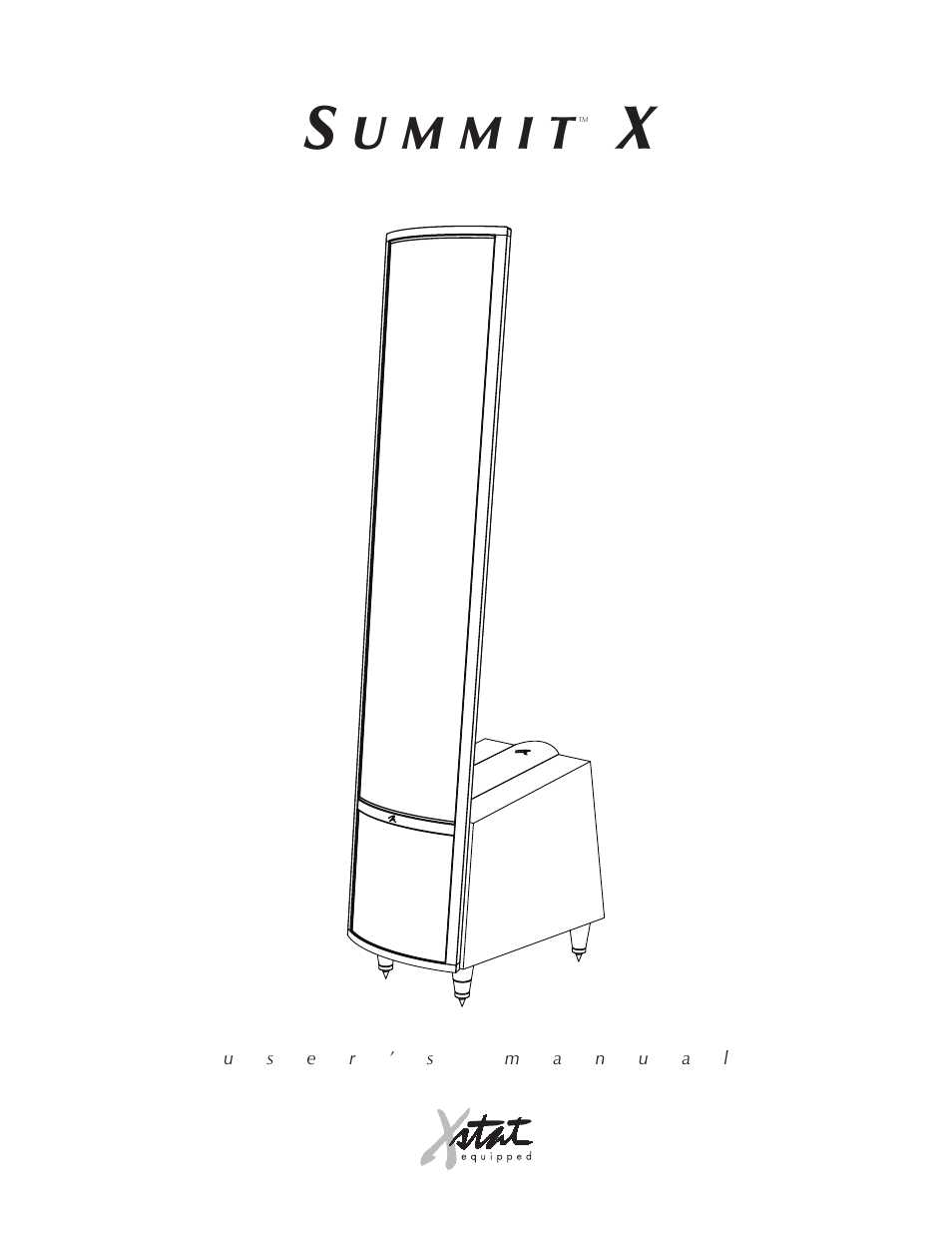 MartinLogan Xstat Summit X User Manual | 28 pages