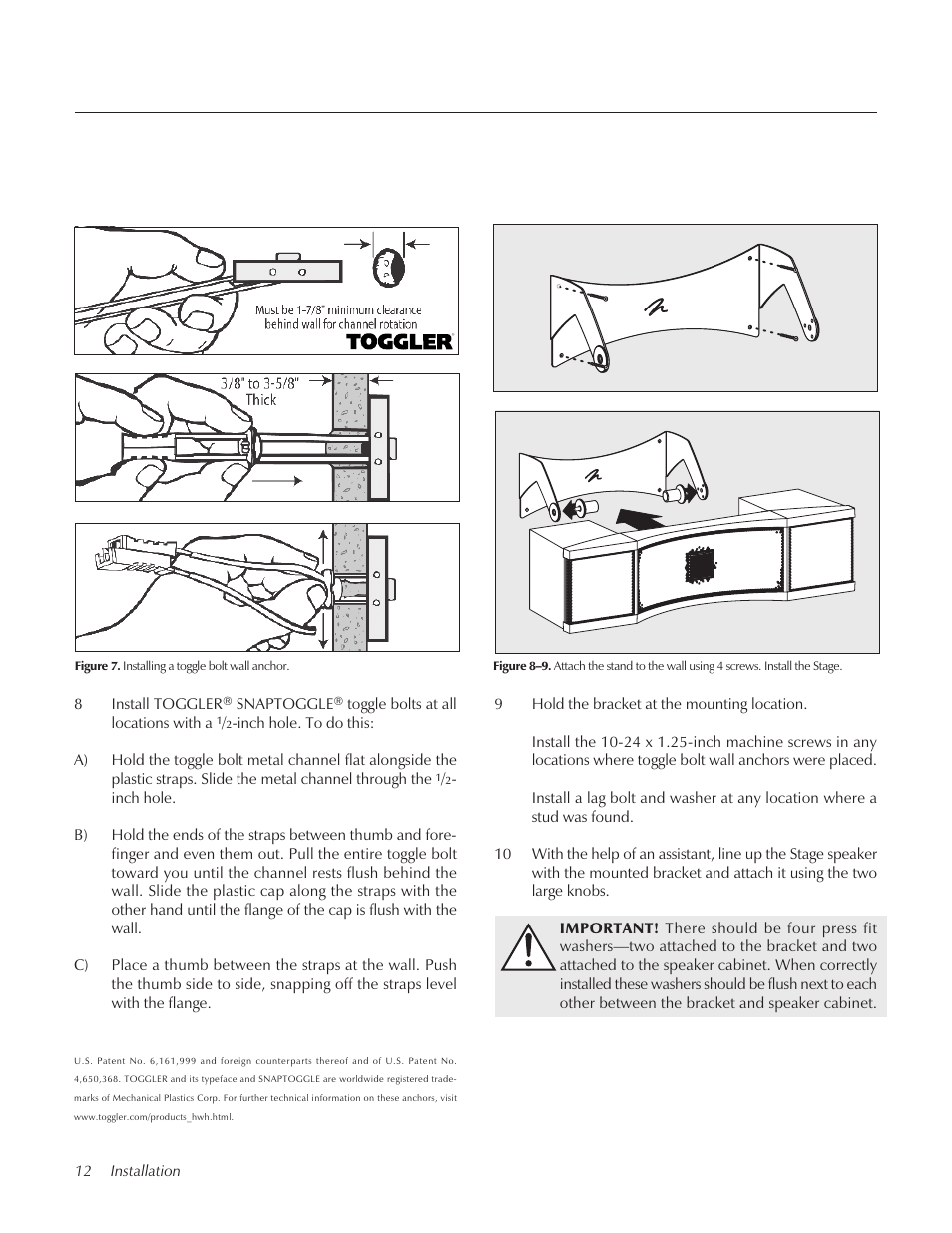 MartinLogan STAGECenter Channel Speaker User Manual | Page 12 / 28