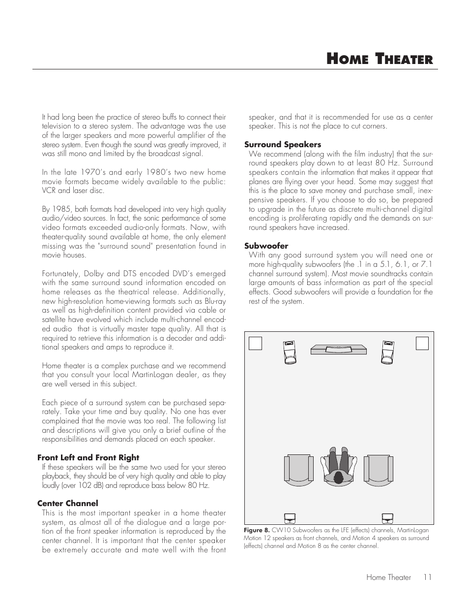 Heater | MartinLogan CW10 User Manual | Page 11 / 18