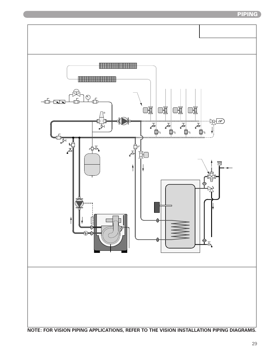 Drawing 2b, Piping, Fig. 5-6 | Munchkin HIGH EFFICIENCY HEATER with the "925" Controller User Manual | Page 29 / 48
