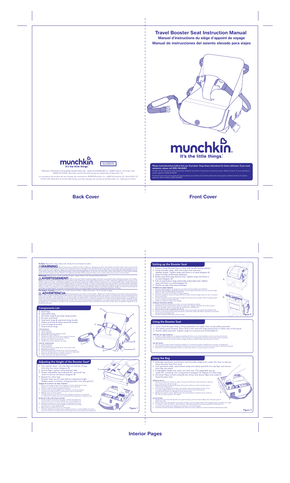 Munchkin Car Seat User Manual | 1 page