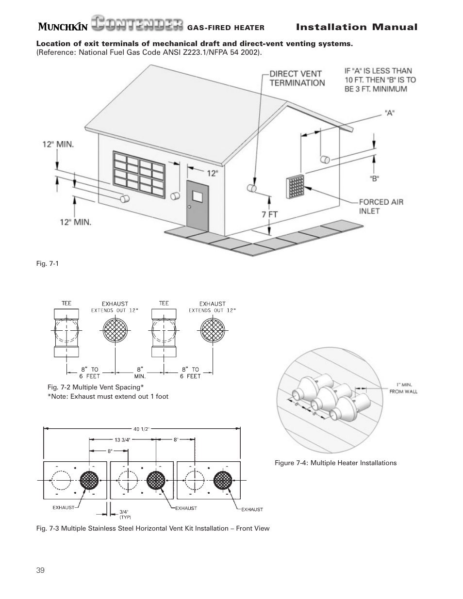 Munchkin Gas-Fired Hot Water Circulating Heater User Manual | Page 40 / 72