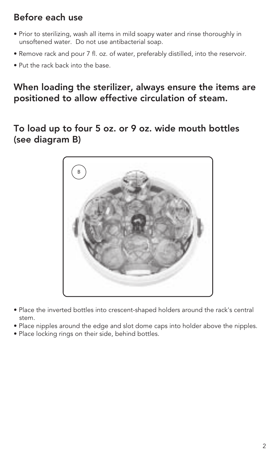 Before each use | Munchkin Baby Accessories User Manual | Page 3 / 14