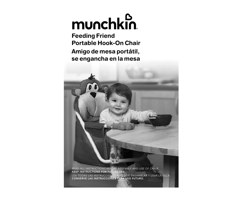 Munchkin Portable Hook-On Chair User Manual | 17 pages
