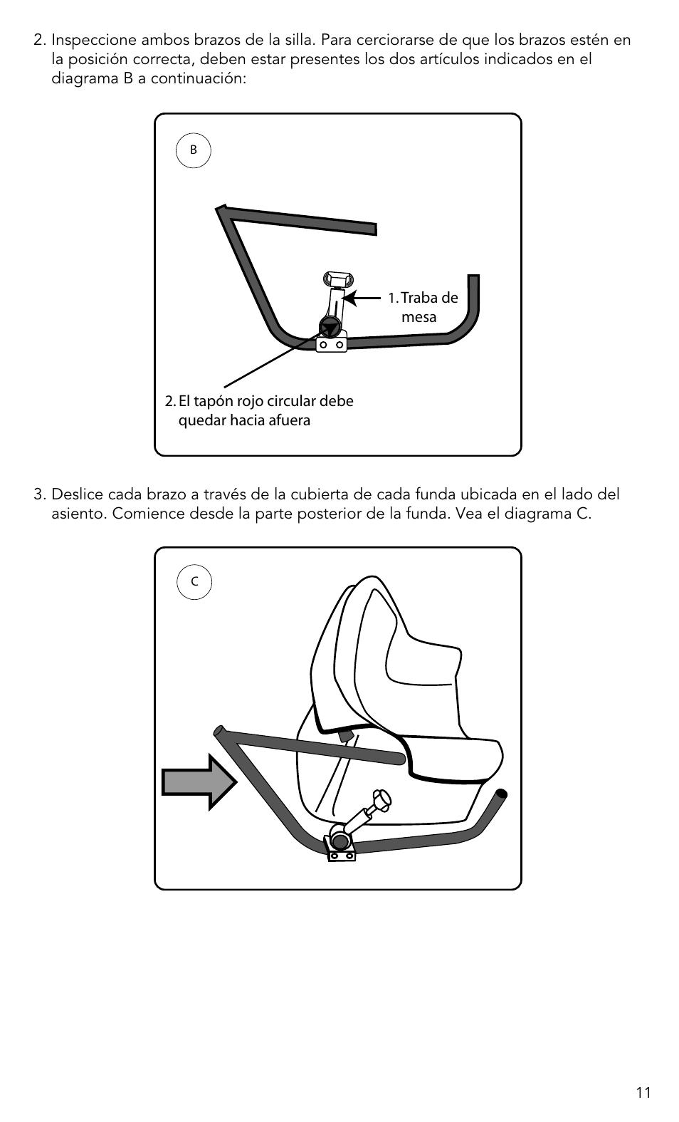 Munchkin Portable Hook-On Chair User Manual | Page 11 / 17