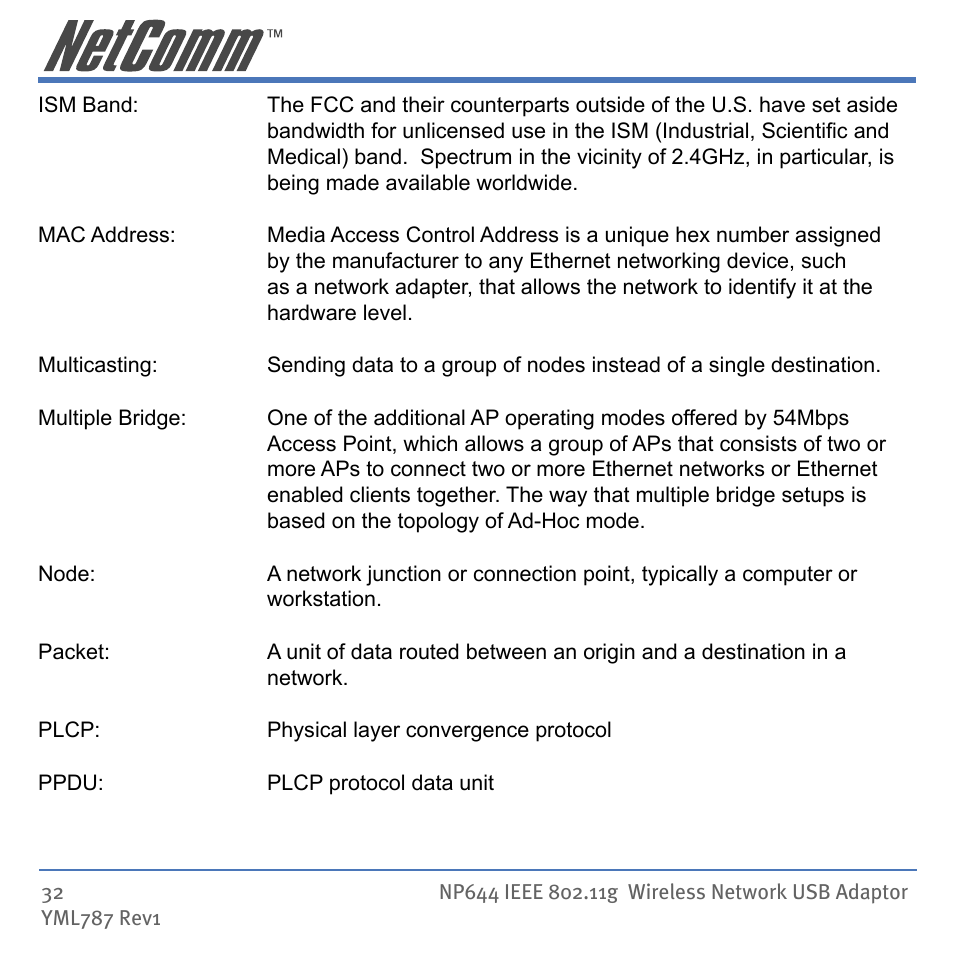 Mobility Electronics NP644 User Manual | Page 32 / 40