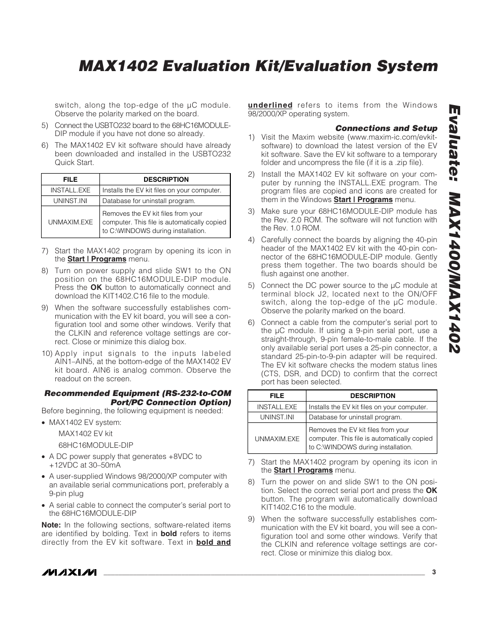 Maxim Integrated MAX1402 User Manual | Page 3 / 12