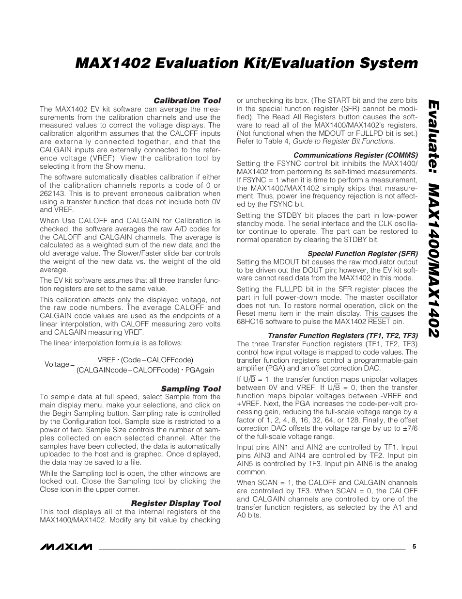 Maxim Integrated MAX1402 User Manual | Page 5 / 12