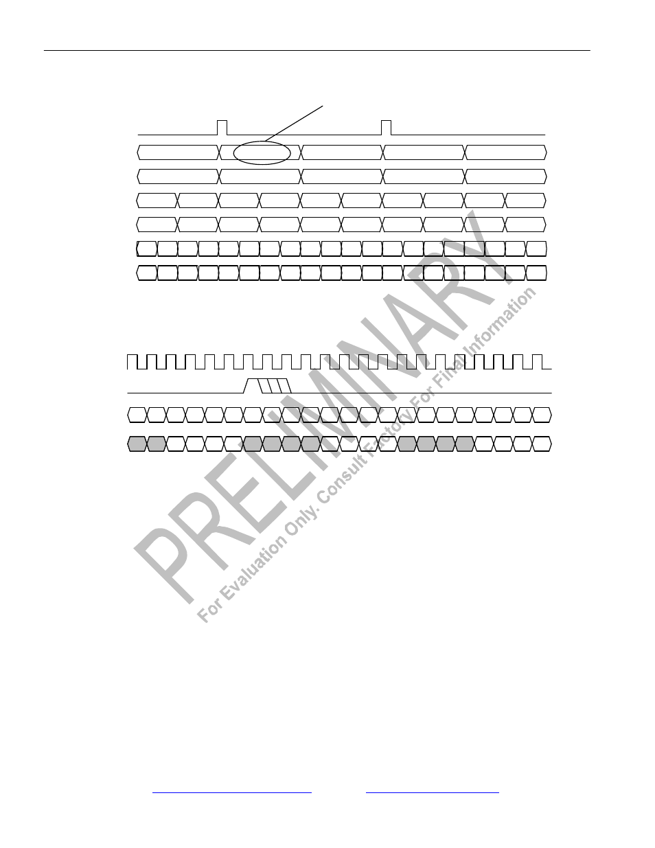 Rser, Rsysclk rsync, Rsig | Rser rsync rsig rser rsig, Bit level detail (4.096mhz bus configurtation), Rser rsig, Framer #1, channels 1 through 32 | Maxim Integrated DS21Q55 User Manual | Page 223 / 248