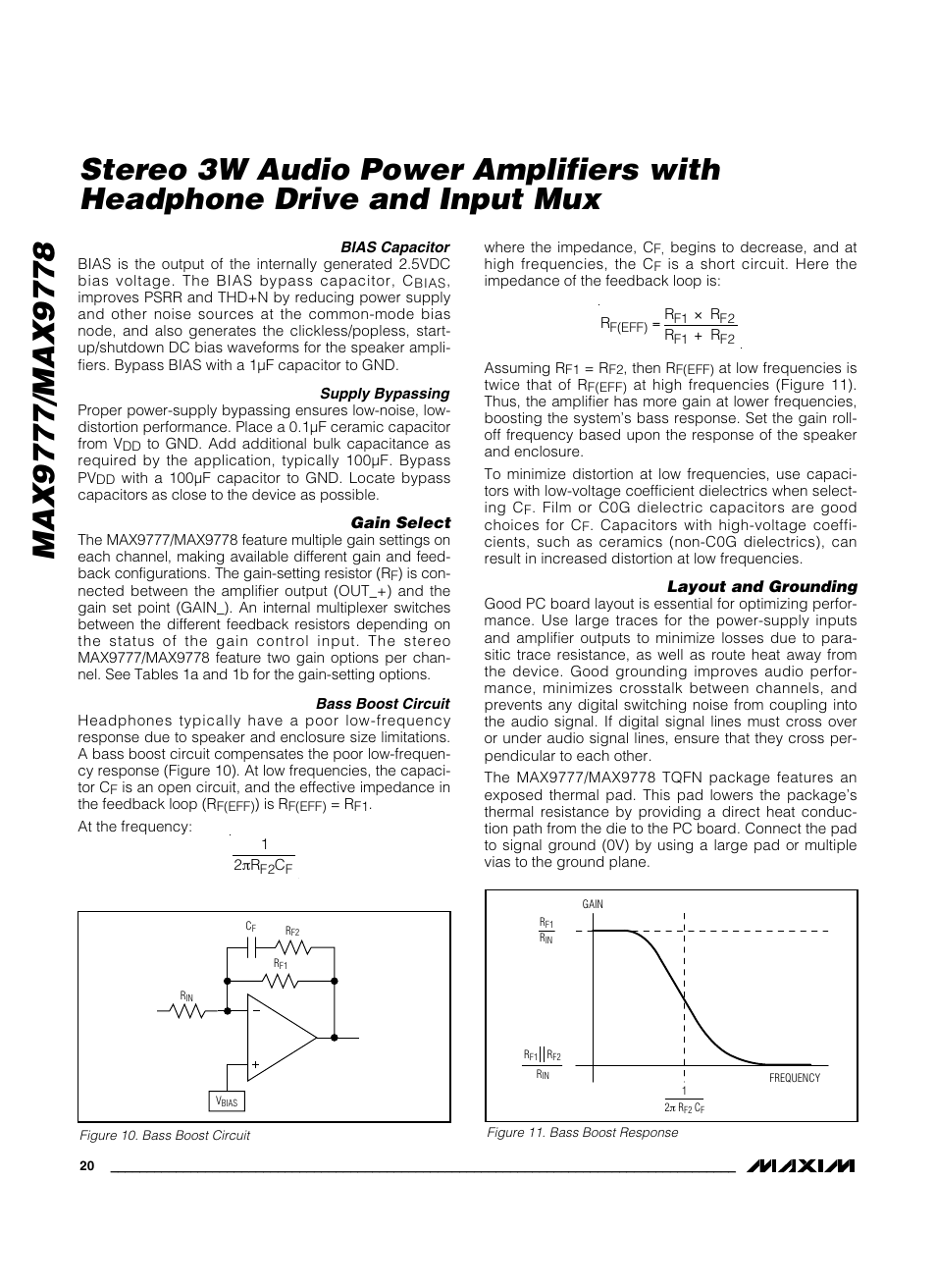 Maxim Integrated MAX9778 User Manual | Page 20 / 27