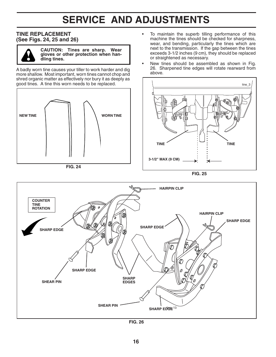 Service and adjustments | Maxim Manufacturing MXR500 User Manual | Page 16 / 21