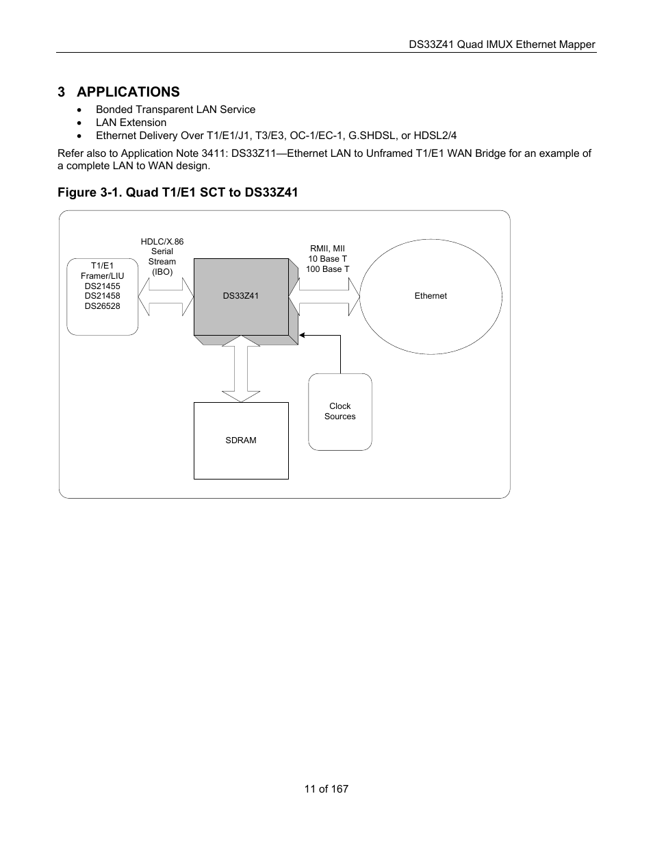 Applications, 3 applications | Maxim Integrated DS33Z41 User Manual | Page 11 / 167