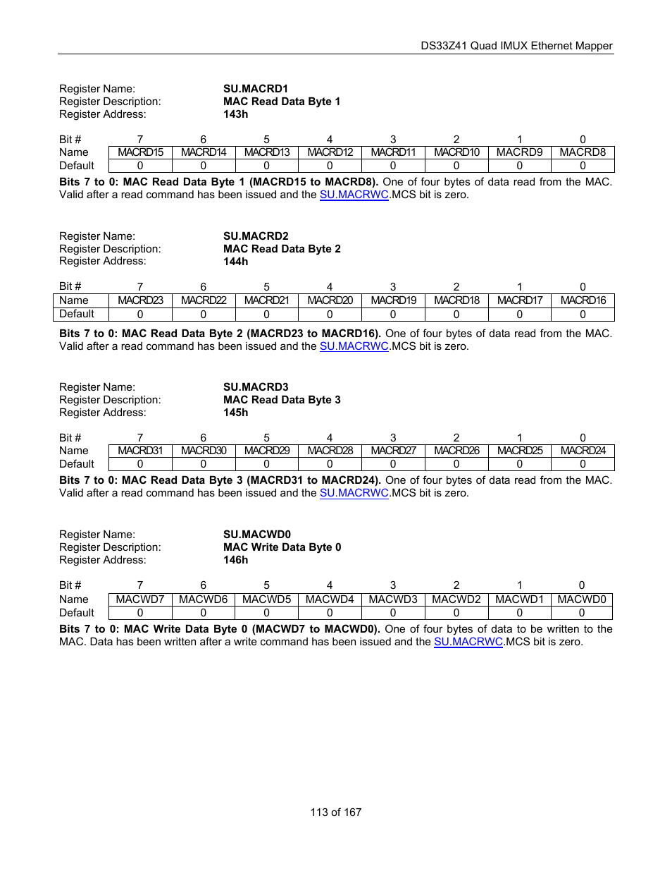 Maxim Integrated DS33Z41 User Manual | Page 113 / 167