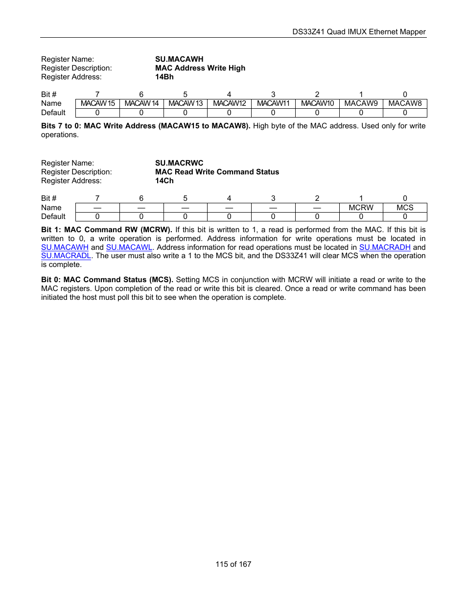 Maxim Integrated DS33Z41 User Manual | Page 115 / 167