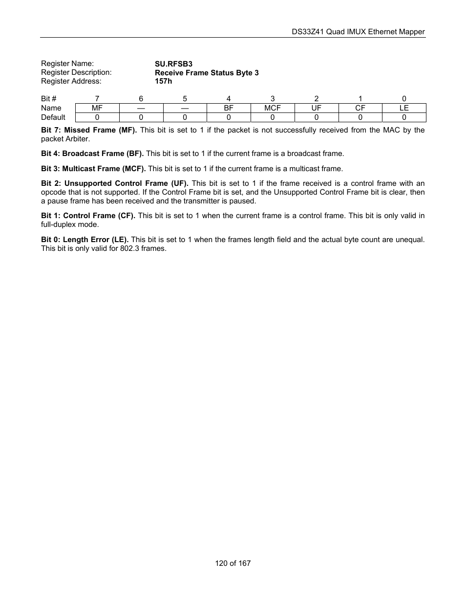 Maxim Integrated DS33Z41 User Manual | Page 120 / 167