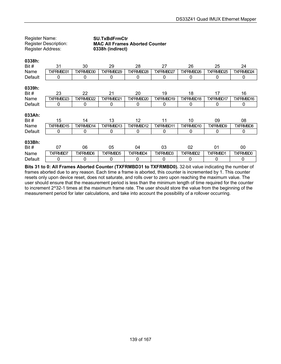 Maxim Integrated DS33Z41 User Manual | Page 139 / 167