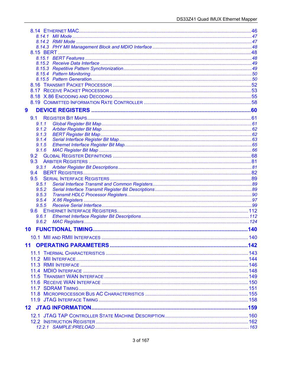 Maxim Integrated DS33Z41 User Manual | Page 3 / 167