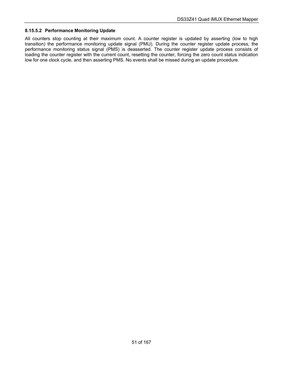 Performance monitoring update | Maxim Integrated DS33Z41 User Manual | Page 51 / 167