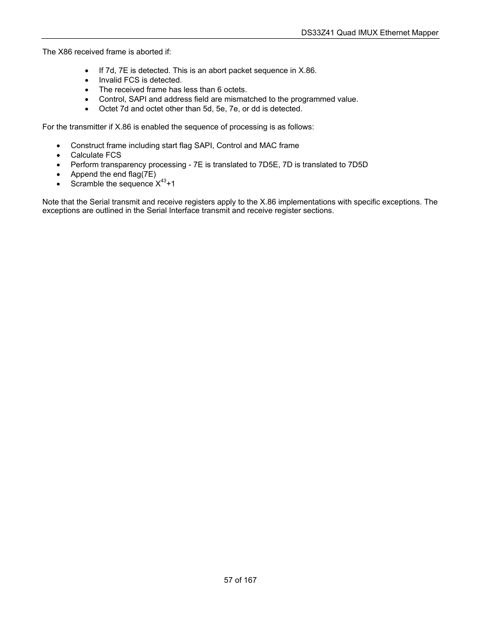 Maxim Integrated DS33Z41 User Manual | Page 57 / 167