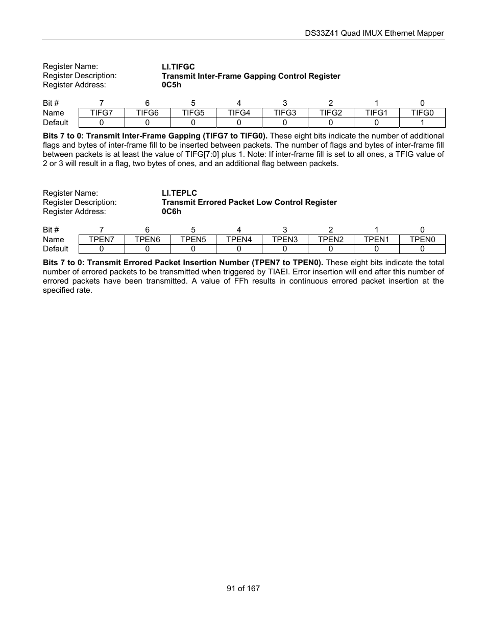 Maxim Integrated DS33Z41 User Manual | Page 91 / 167