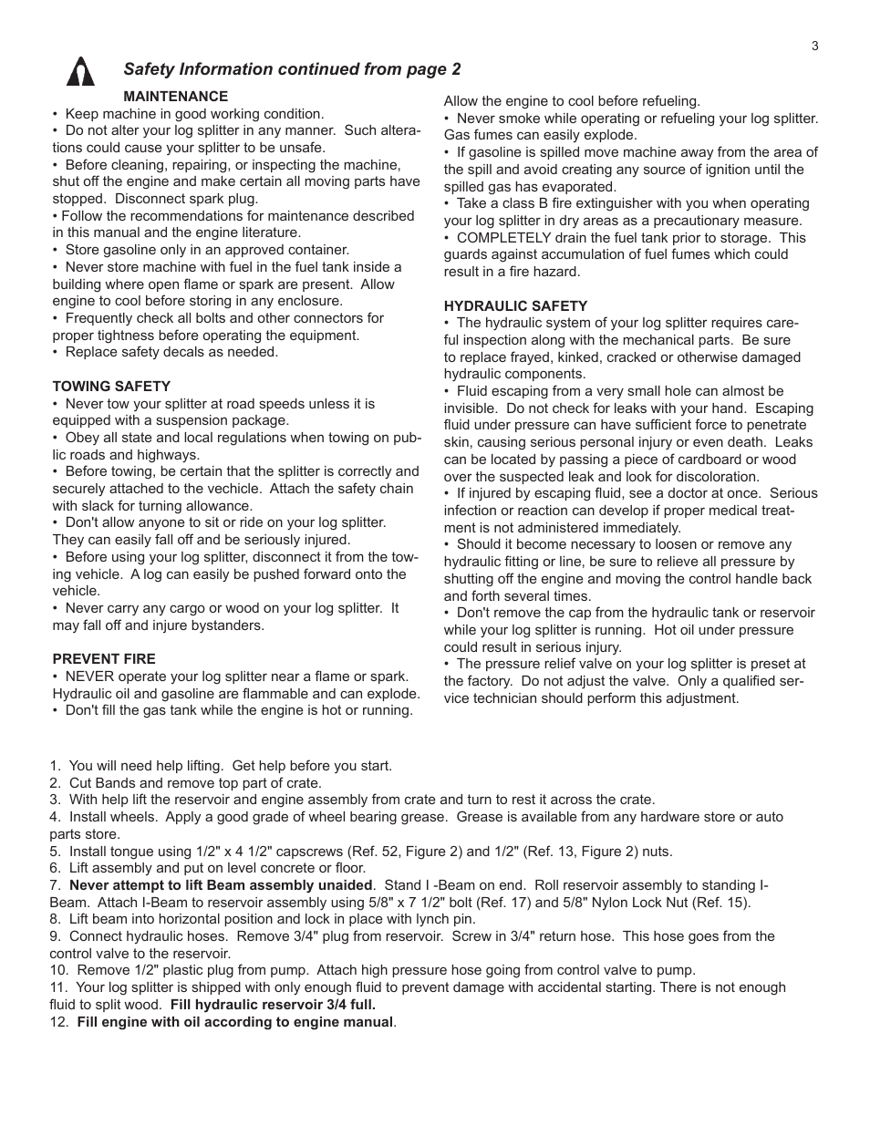 Assembly | Maxim Manufacturing LSM75BVG User Manual | Page 3 / 12