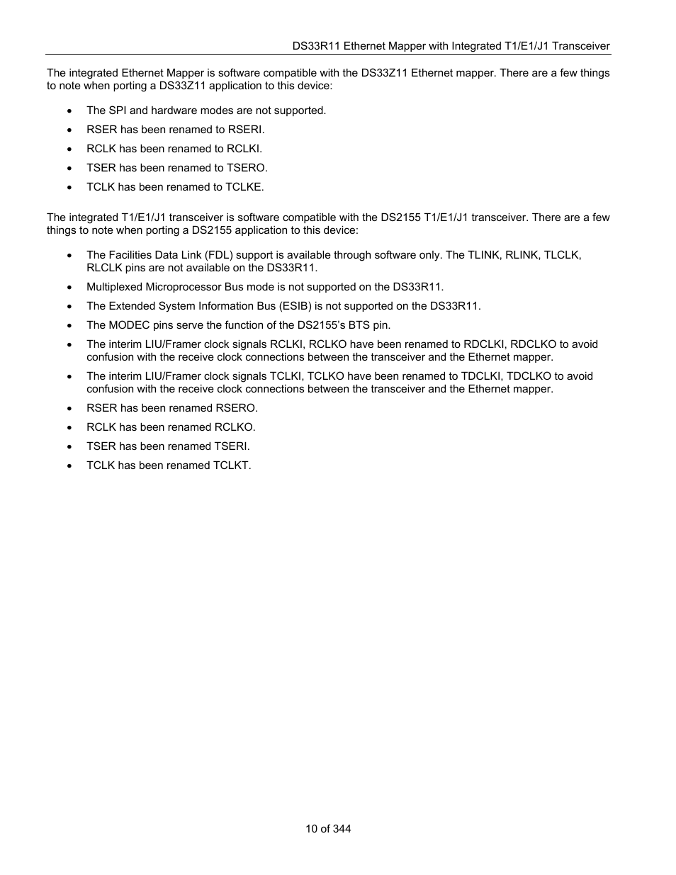 Maxim Integrated DS33R11 User Manual | Page 10 / 344