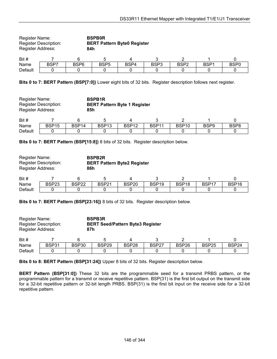 Maxim Integrated DS33R11 User Manual | Page 146 / 344