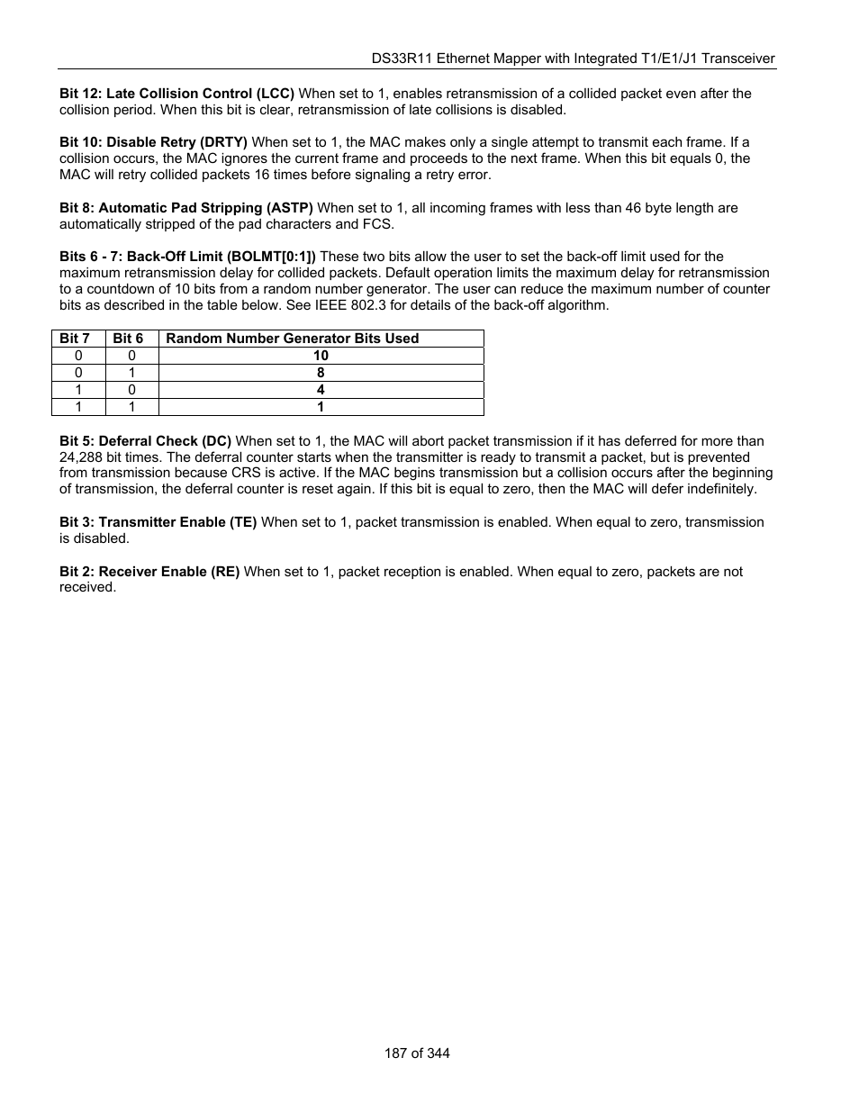Maxim Integrated DS33R11 User Manual | Page 187 / 344