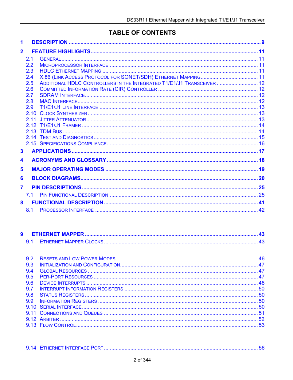 Maxim Integrated DS33R11 User Manual | Page 2 / 344