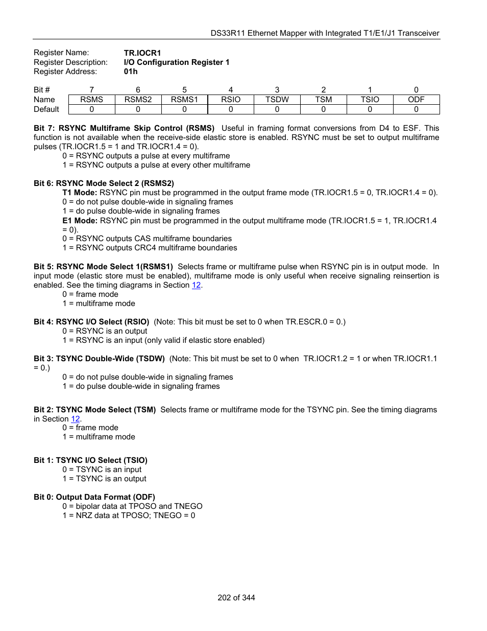 Maxim Integrated DS33R11 User Manual | Page 202 / 344